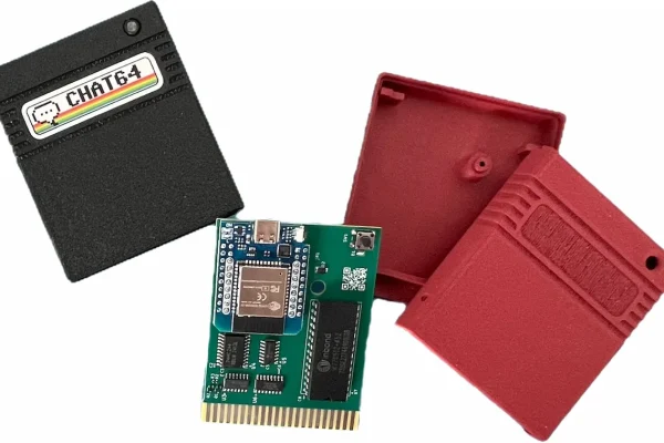 Chat64 Cartridge PCB met Behuizing voor C64